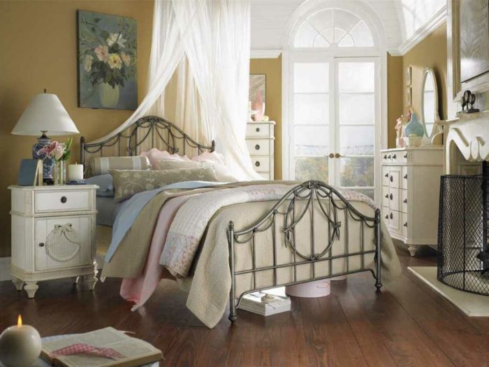 Shabby chic bedroom with white furniture ideas shabby chic