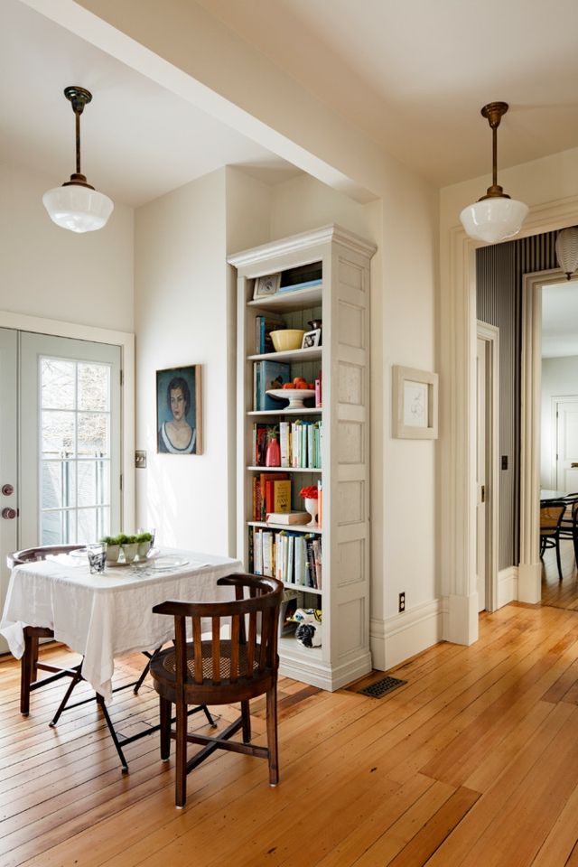 Sensible shelf position bookshelf individually beige dining room
