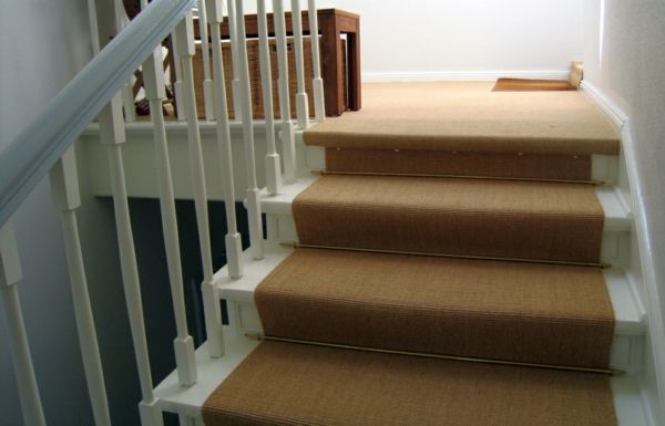 Stair Carpet Natural Runner Pole Stair Carpet