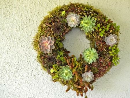 Door wreath decorative wreath