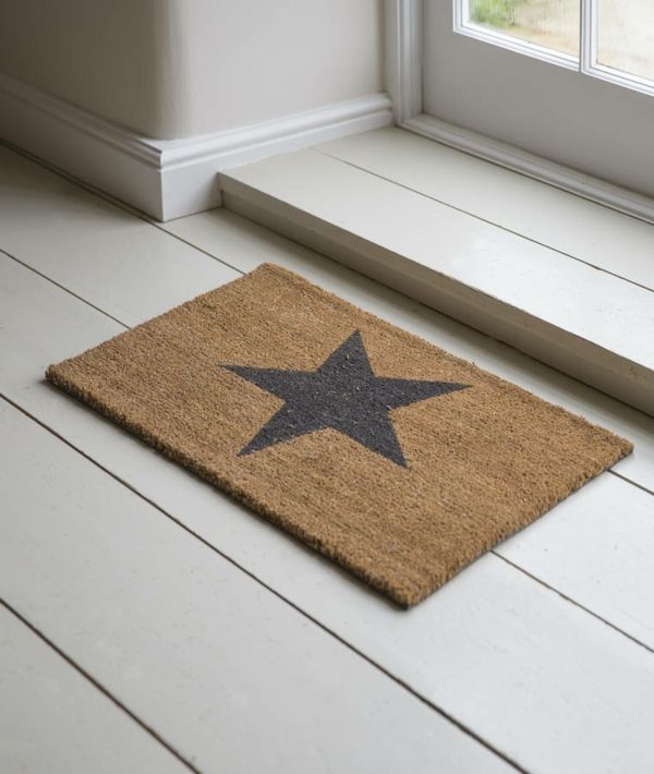Playful design doormat with star doormat doormat
