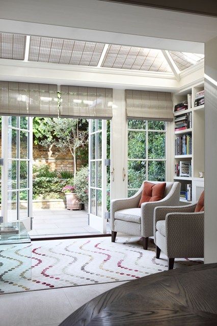 Conservatory bright and luxurious