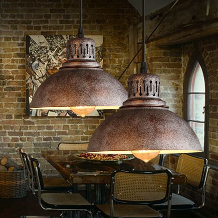 rustic lampshades