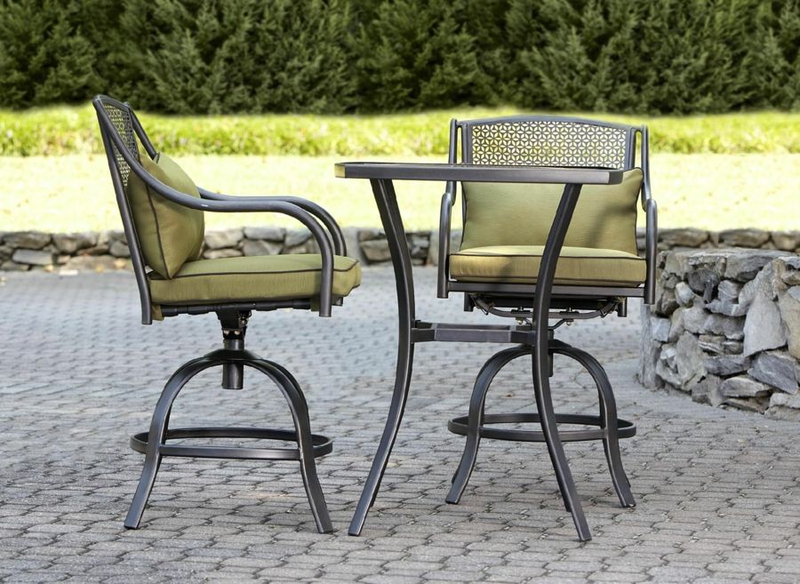 Exterior design of the bistro table swivel chair