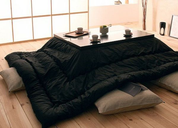 Bettdesign Wärmequelle japanisch Ausstattung