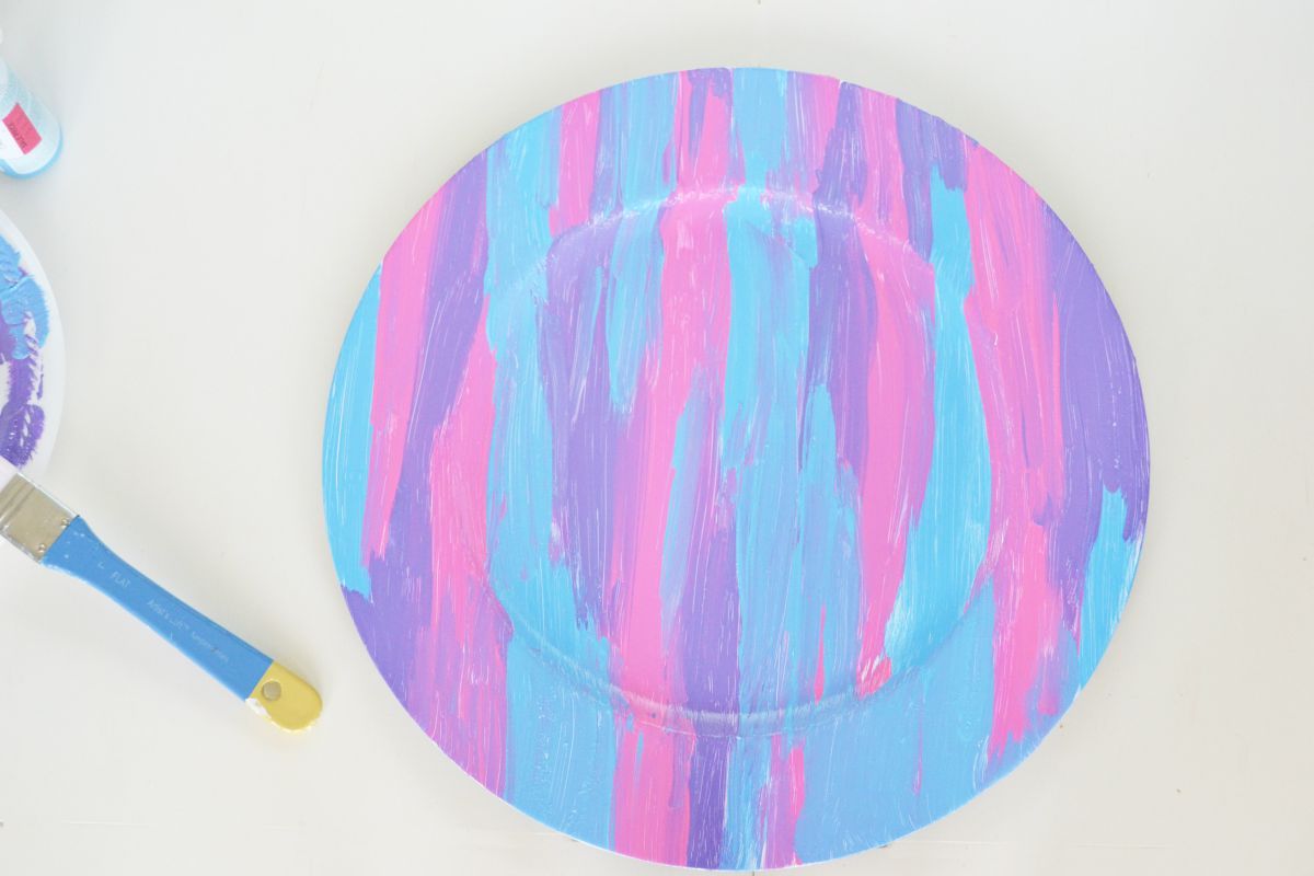 DIY underplate patterns paint colorfully