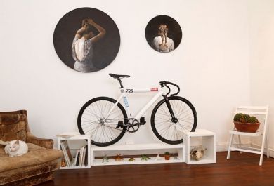 Innovative Möbel mit zweiter Funktion als Fahrradständer