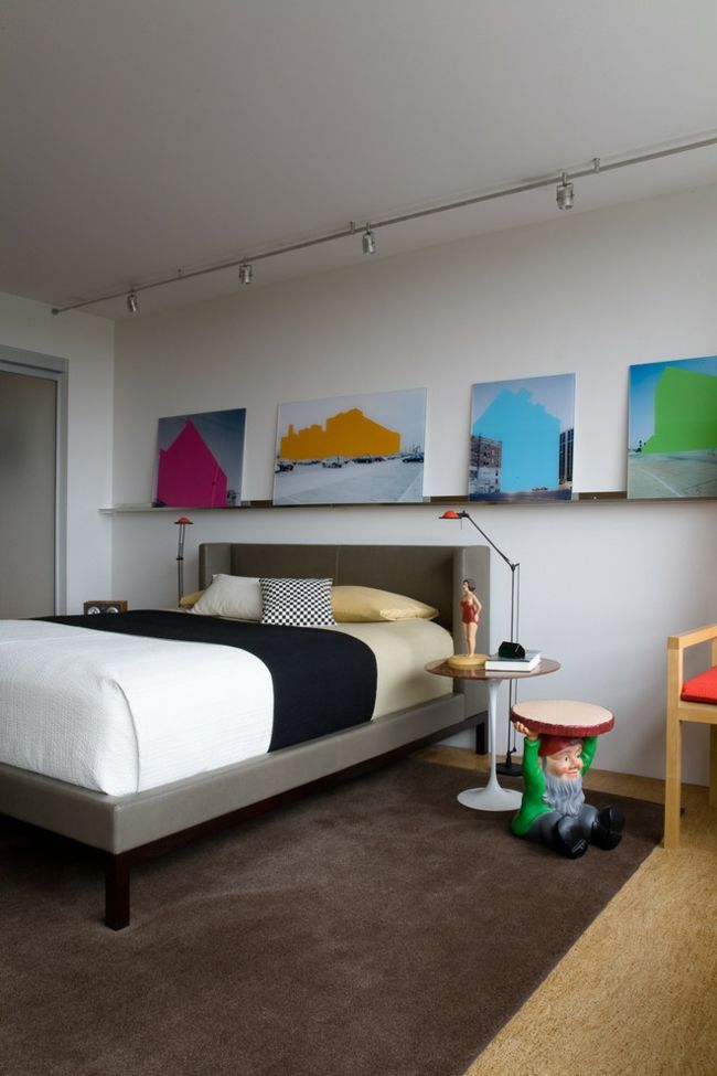Art bedroom bright colors