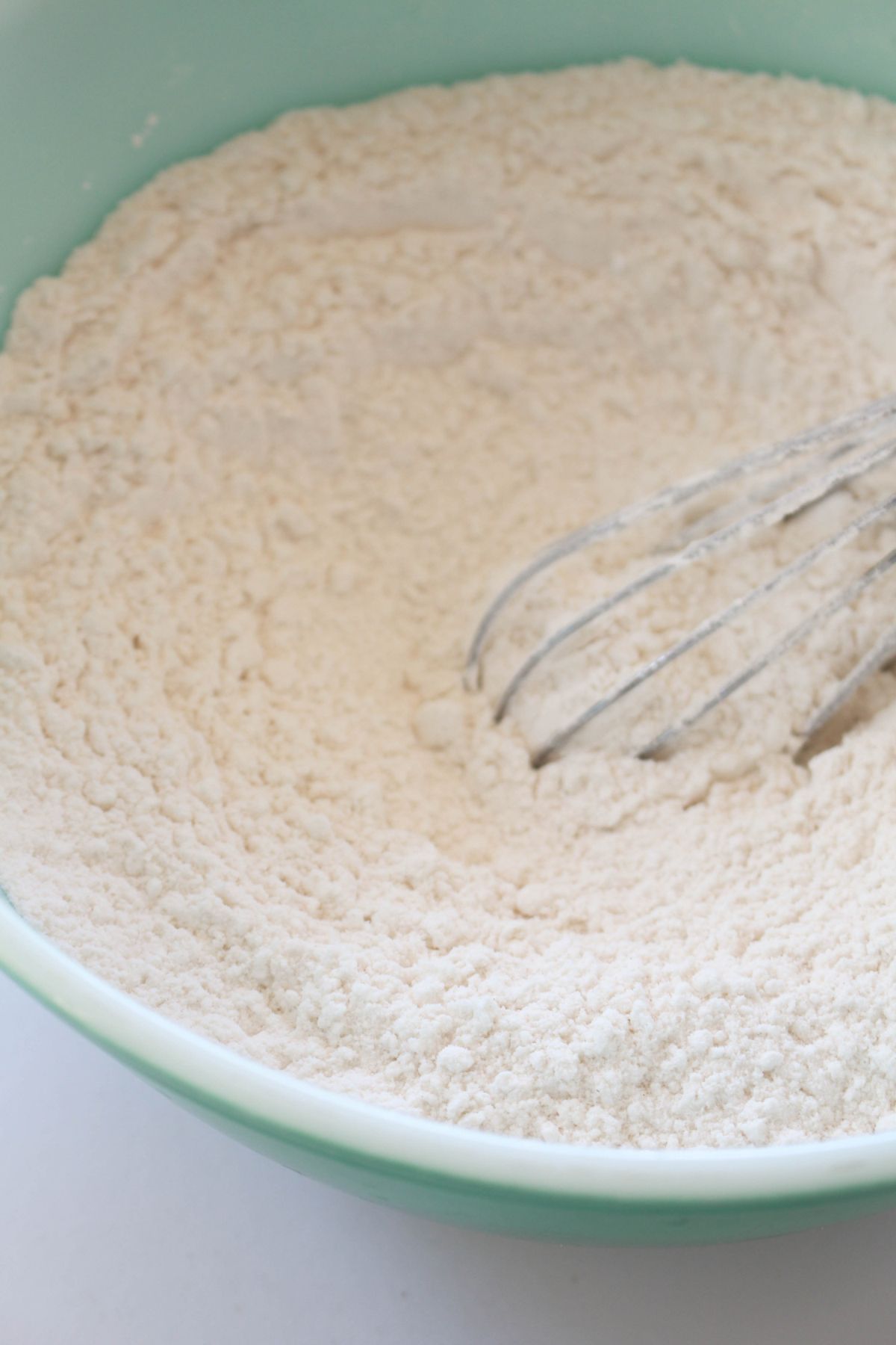 Mix flour corn starch salt baking powder