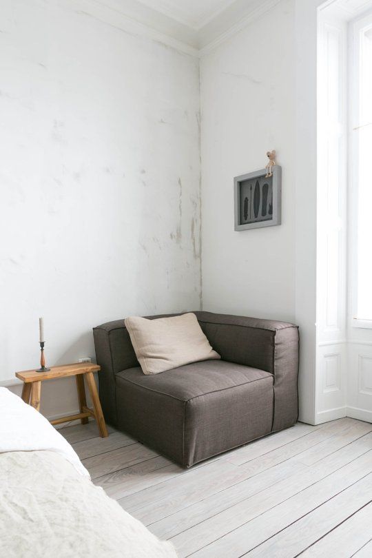 Minimalism furniture corner armchair step stool