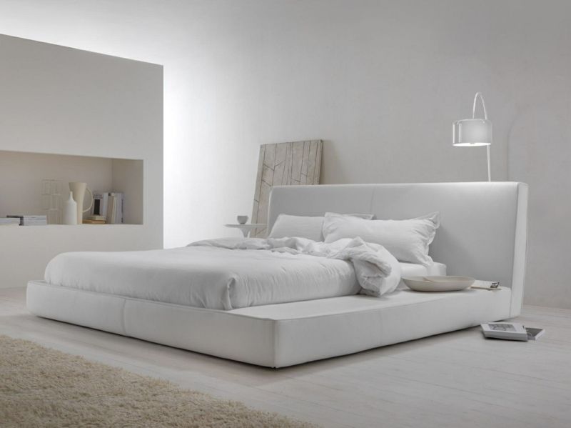 Bedroom all in white