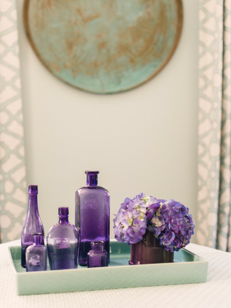 Decoration ideas with colors and flowers enable compositions according to individual taste