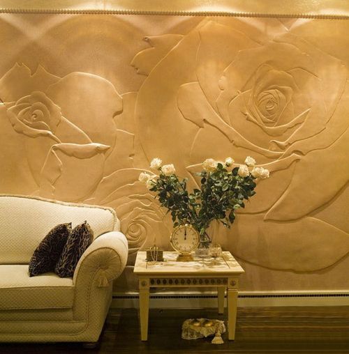 Decorative stucco for wall decoration