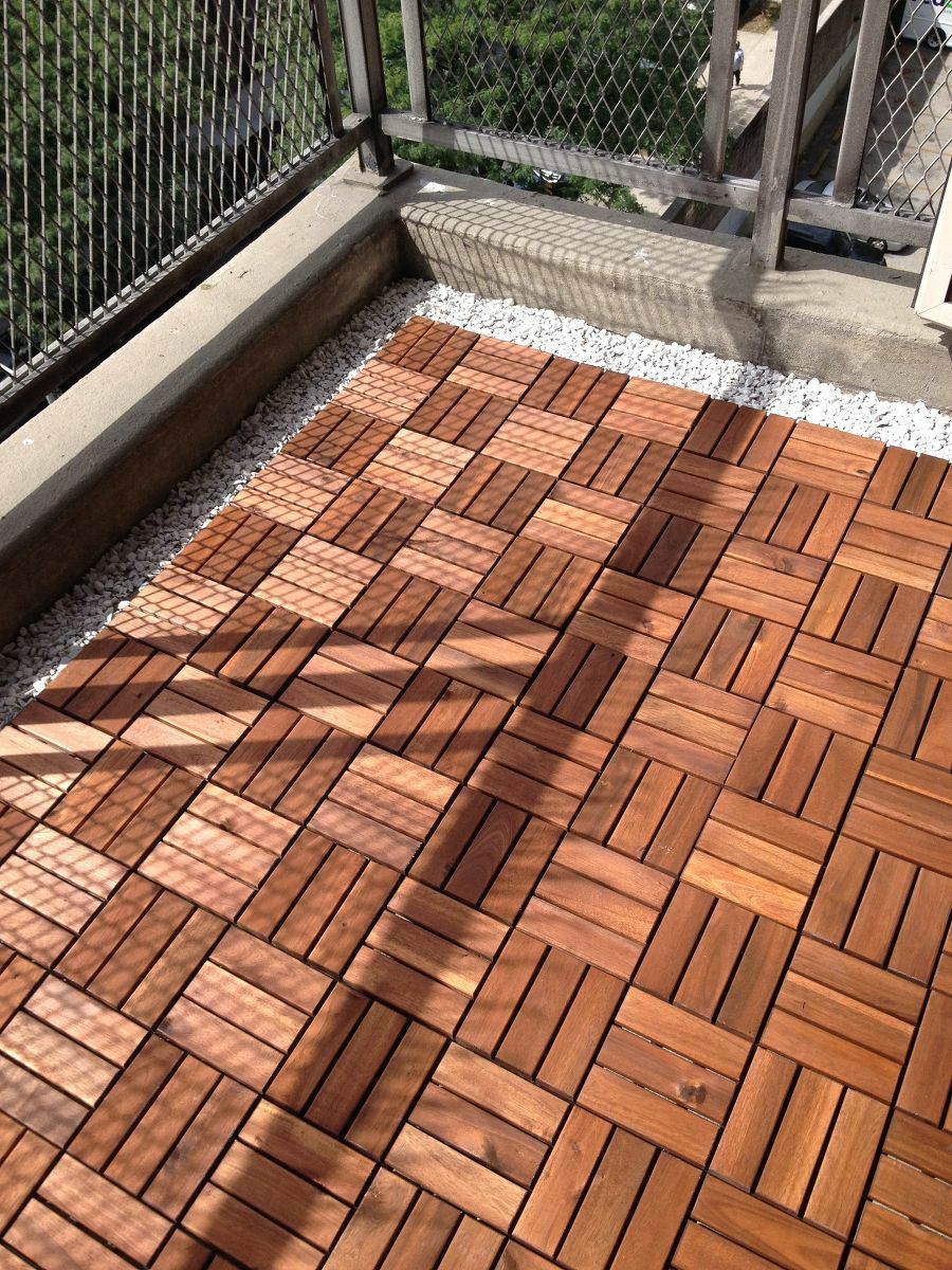 Balkon bodenbelag holz ikea: deck tiles ikea balkon fliesen aus ...