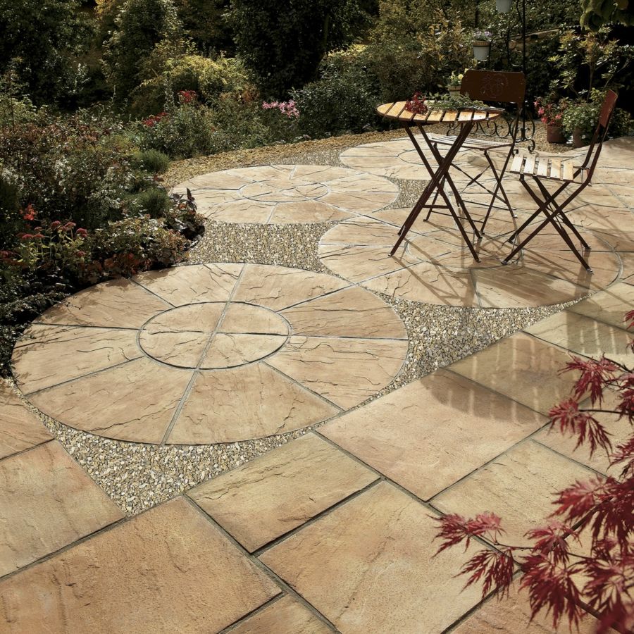 Floor covering courtyard artificial stone mat