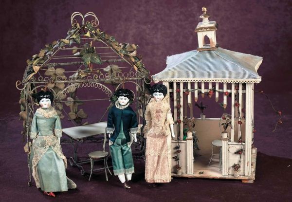In the past, dollhouses were real works of art