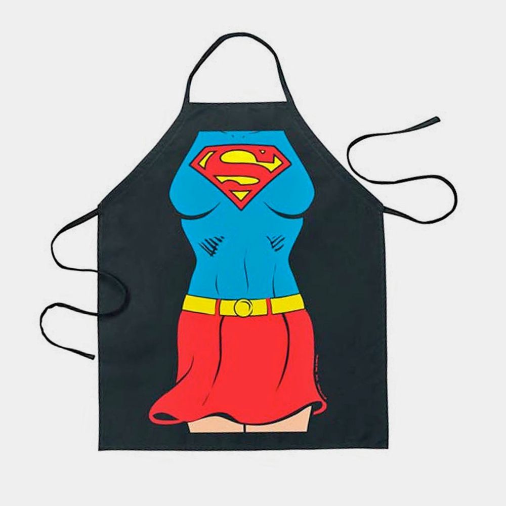Apron character Supergirl Barbeque