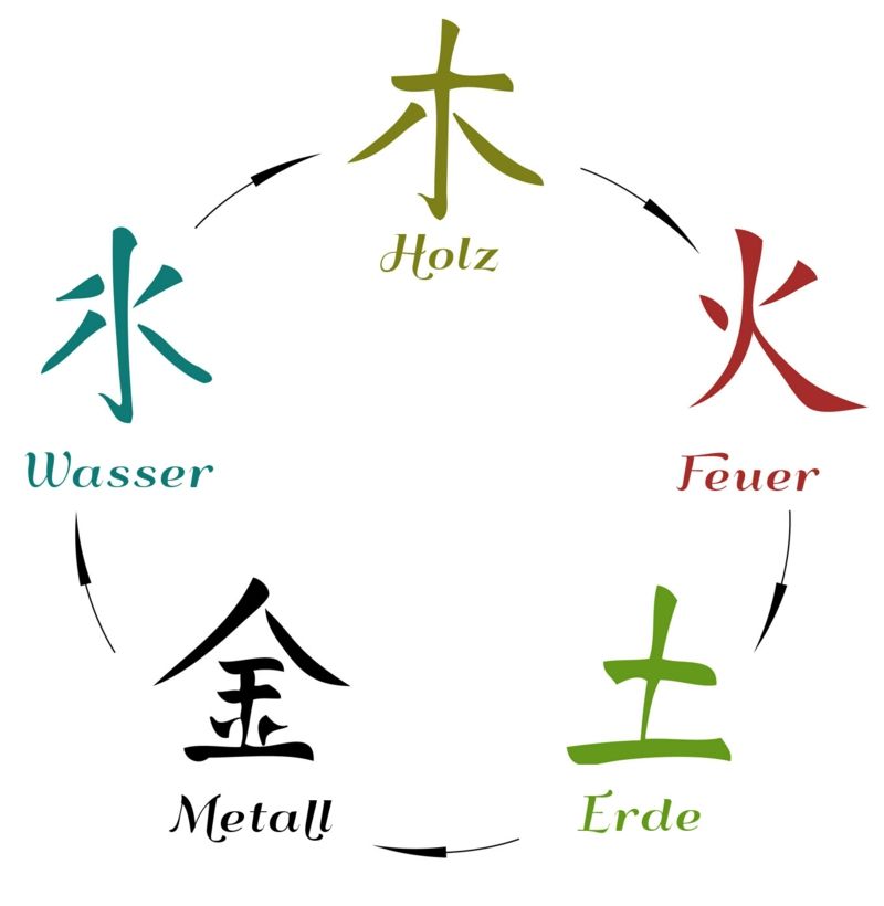 The cycle of the five elements