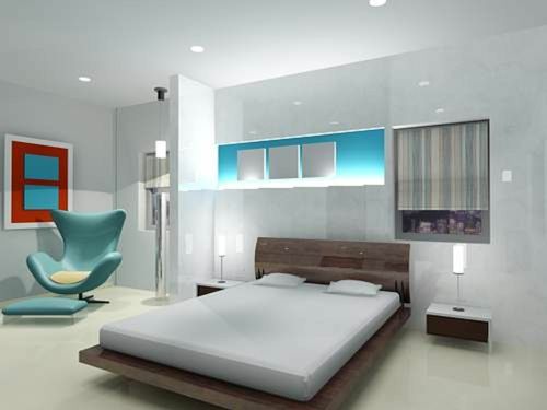 Relaxing colors for the Feng Shui bedroom