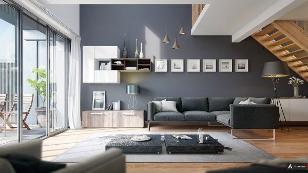 A simple, stylish ambience with just a few elements