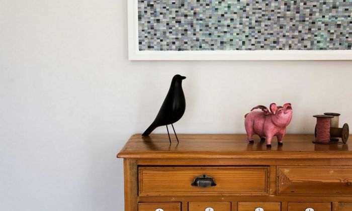 Ceramic bird as decoration and home accessory-beautiful bird accessories