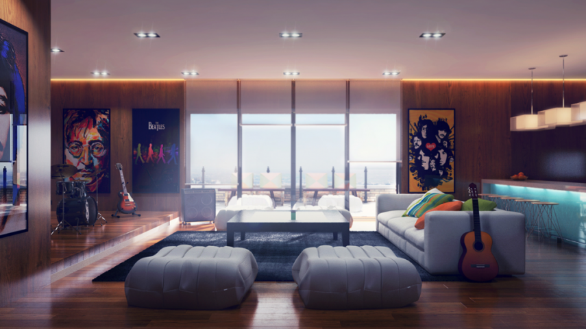 Modernes wohnzimmer mit coolen und klaren linien trendomat.com Coole wohnzimmer
