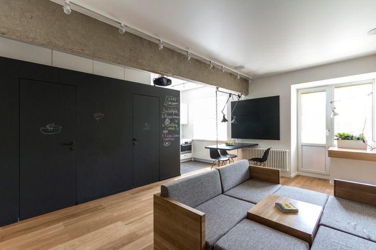 Das schwarze kreidebrett in der innenarchitektur: gestaltung und ...