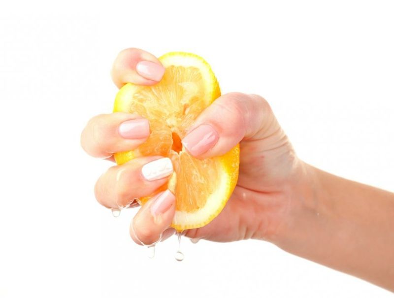   Vitamin full nail care with lemon juice