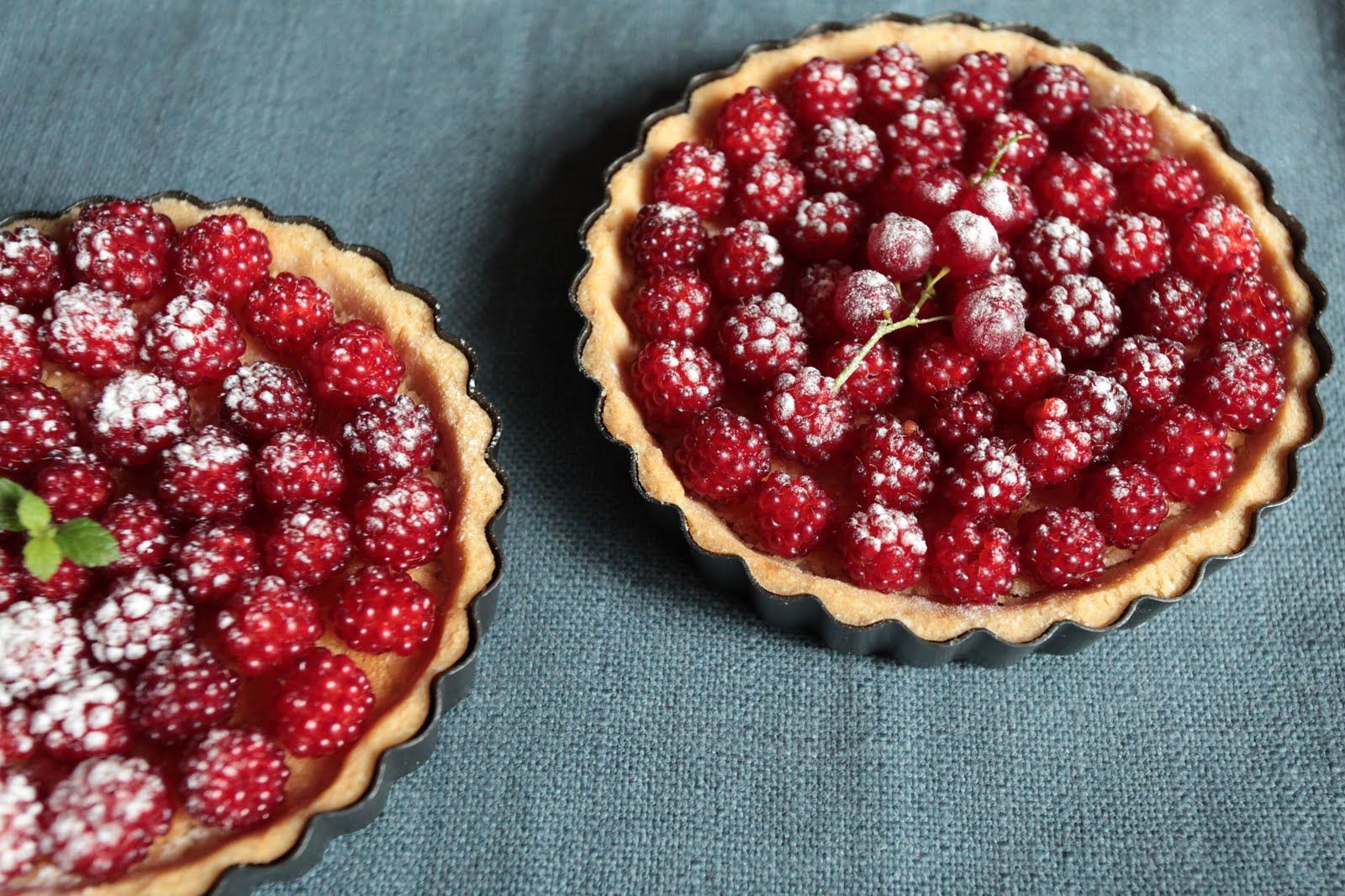 Süße Himbeeren im Topf und Garten