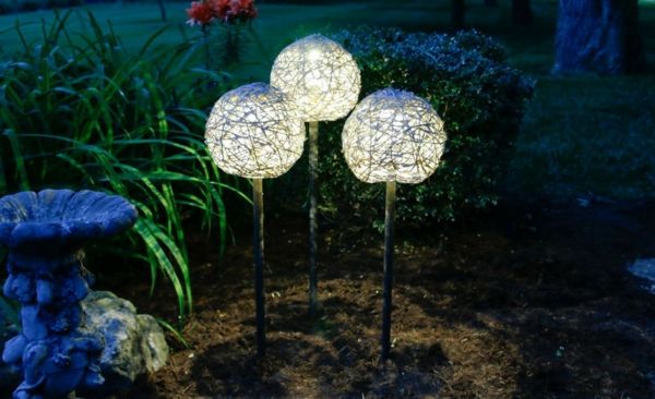 Solar lamps are ideal for any outdoor lighting