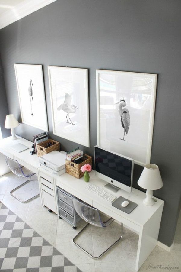 stylish home office decor trendy