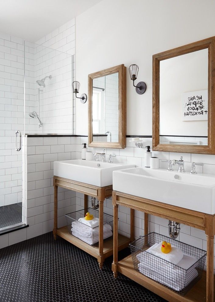 Bathroom ideas for modern furniture vanity made of wood