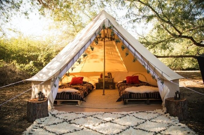 Glamping comfort bed
