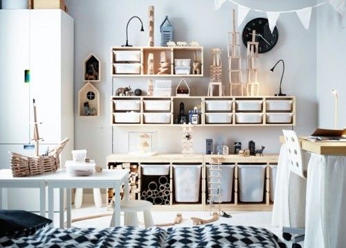 Gute ordnung im kinderzimmer mit praktischen ideen von ikea ... Ikea kinderzimmer