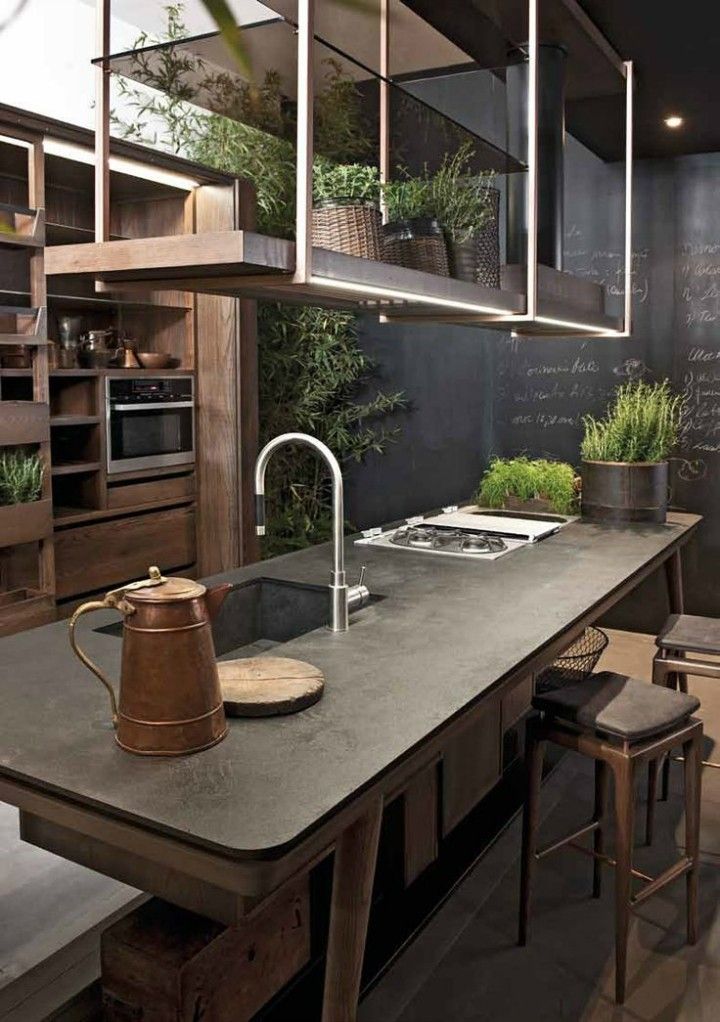 Kitchen design ideas stylish kitchen island jug made of copper