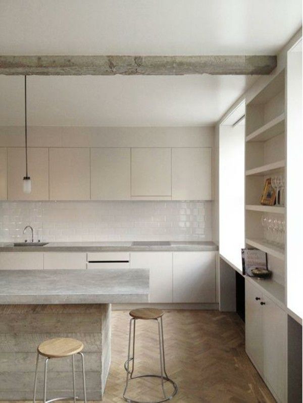 Kitchen island concrete kitchen design