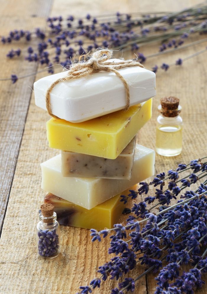 Ensure a relaxing end to the stressful working day with a lavender bath