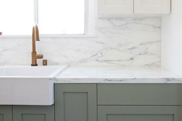 Modern kitchen countertops marble