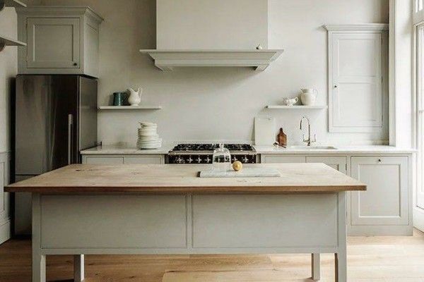 Skandinavische möbel küche arbeitsplatte aus holz