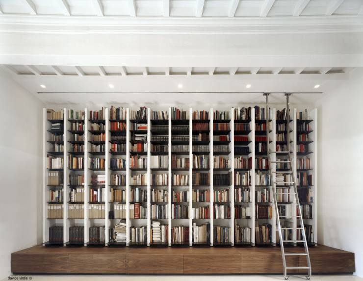 Bookcases arrange home office
