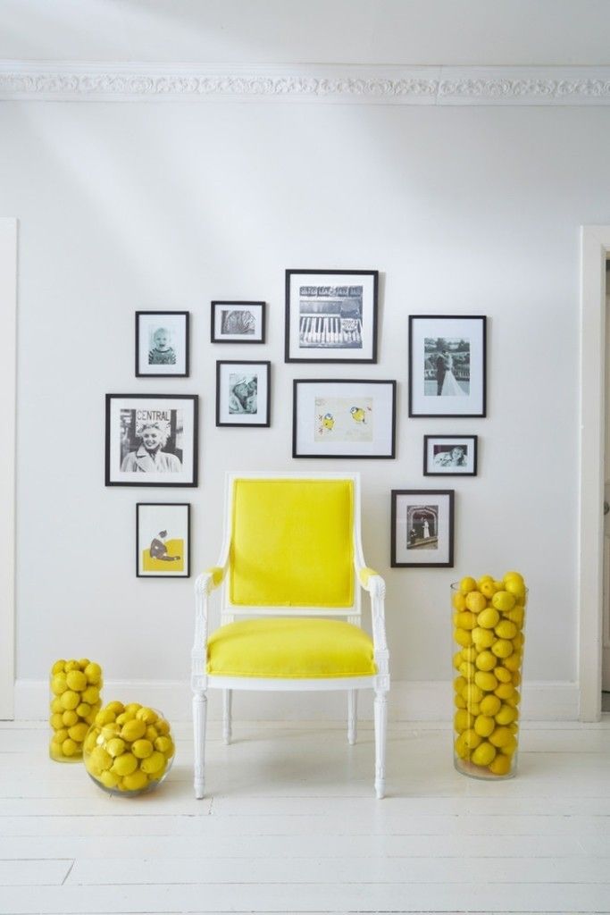 Gelb Polsterstuhl Küchenstuhl