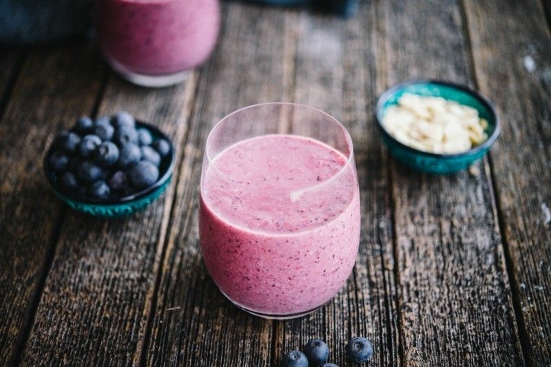 Healthy eating homemade smoothie