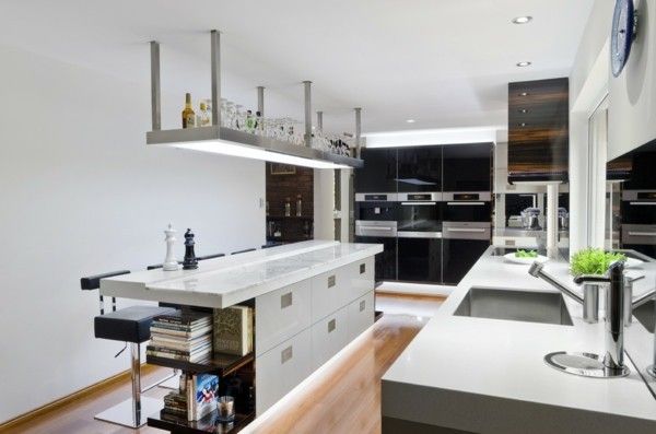 countertop shelf kitchen design