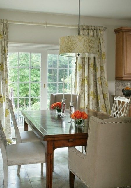 dining room-wooden-table-armchair-fabric-and-style