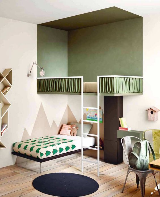 Loft-design-nice-decoration-in-the-children's room