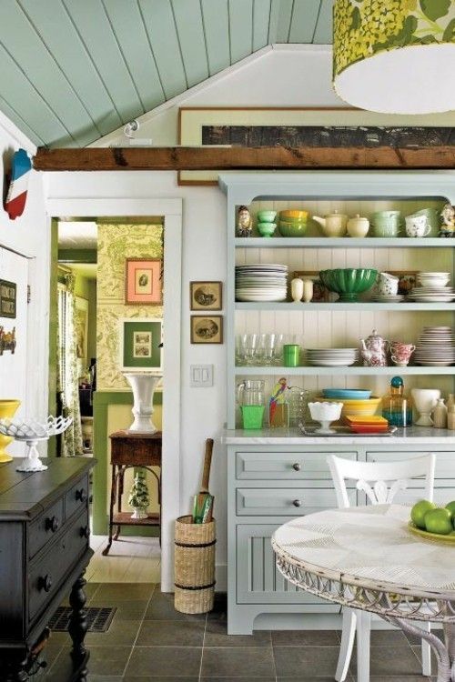 kitchen-in-vintage-look-idea