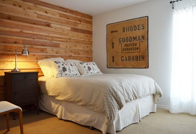 20 inspirierende schlafzimmer mit wandpaneelen aus holz ...