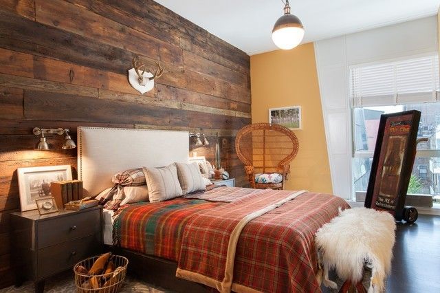 20 inspirierende schlafzimmer mit wandpaneelen aus holz ...