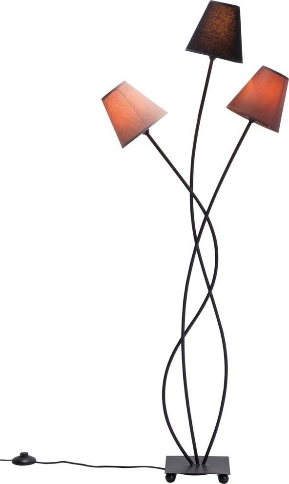 bedroom-modern-floor-lamps-three-shades-red