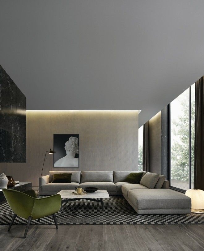 Wohnzimmer einrichten – setzen sie die richtigen akzente für ein ... Wohnzimmer schwarz weiss gestalten